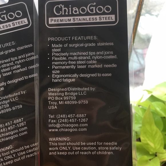 NWT 2 circular knitting needles US4 & US2.5 - Picture 6 of 11